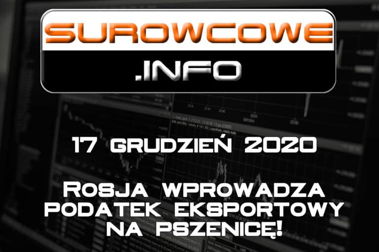 surowcowe info 17 grudzień 2020