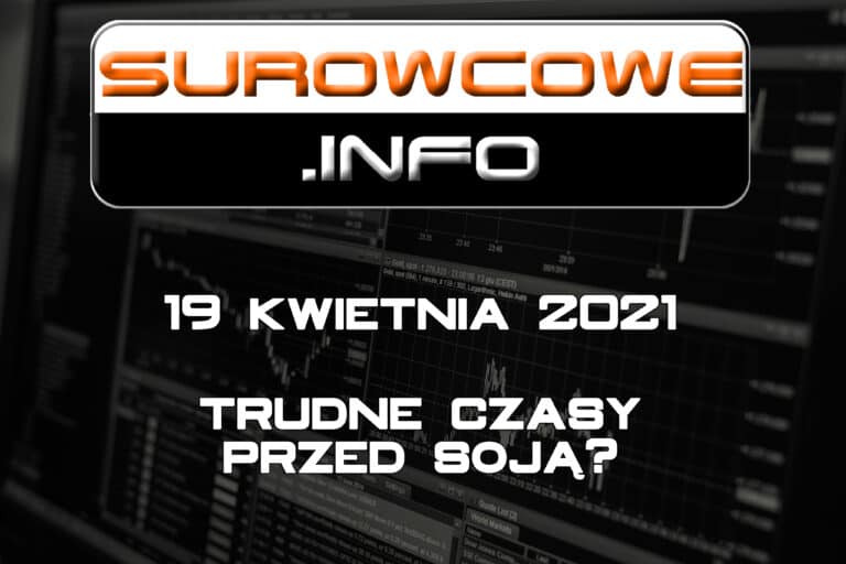 Surowcowe.info 19 kwietnia 2021
