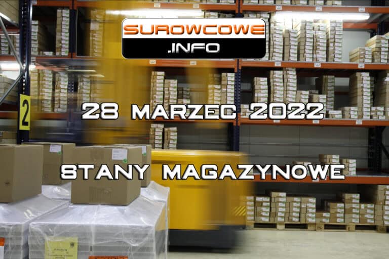 stany magazynowe - 28 marzec 2022