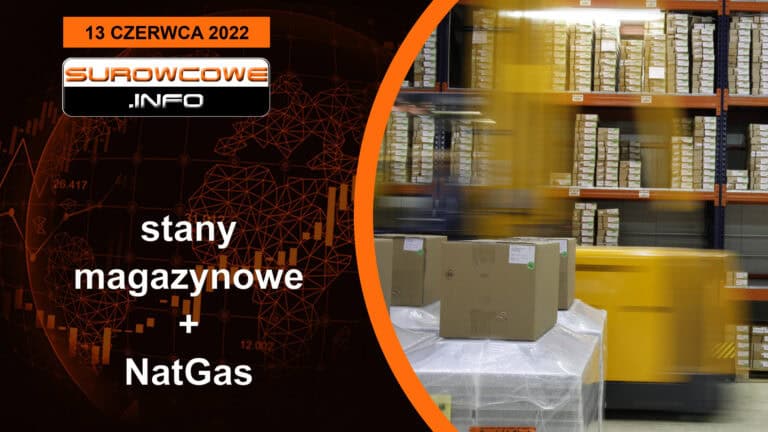 stany magazynowe + NatGas & statystyki - 13 czerwca 2022