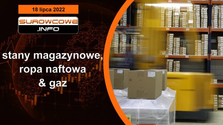 stany magazynowe - 18 lipca 2022