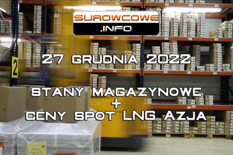 stany magazynowe - 27 grudnia 2022