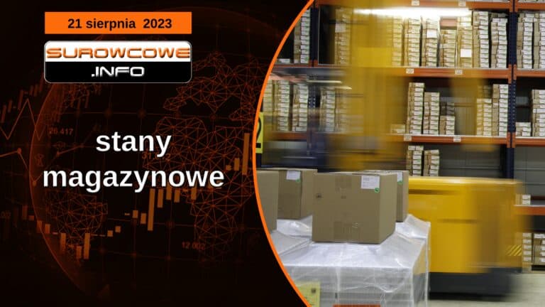 stany magazynowe - 21 sierpnia 2023