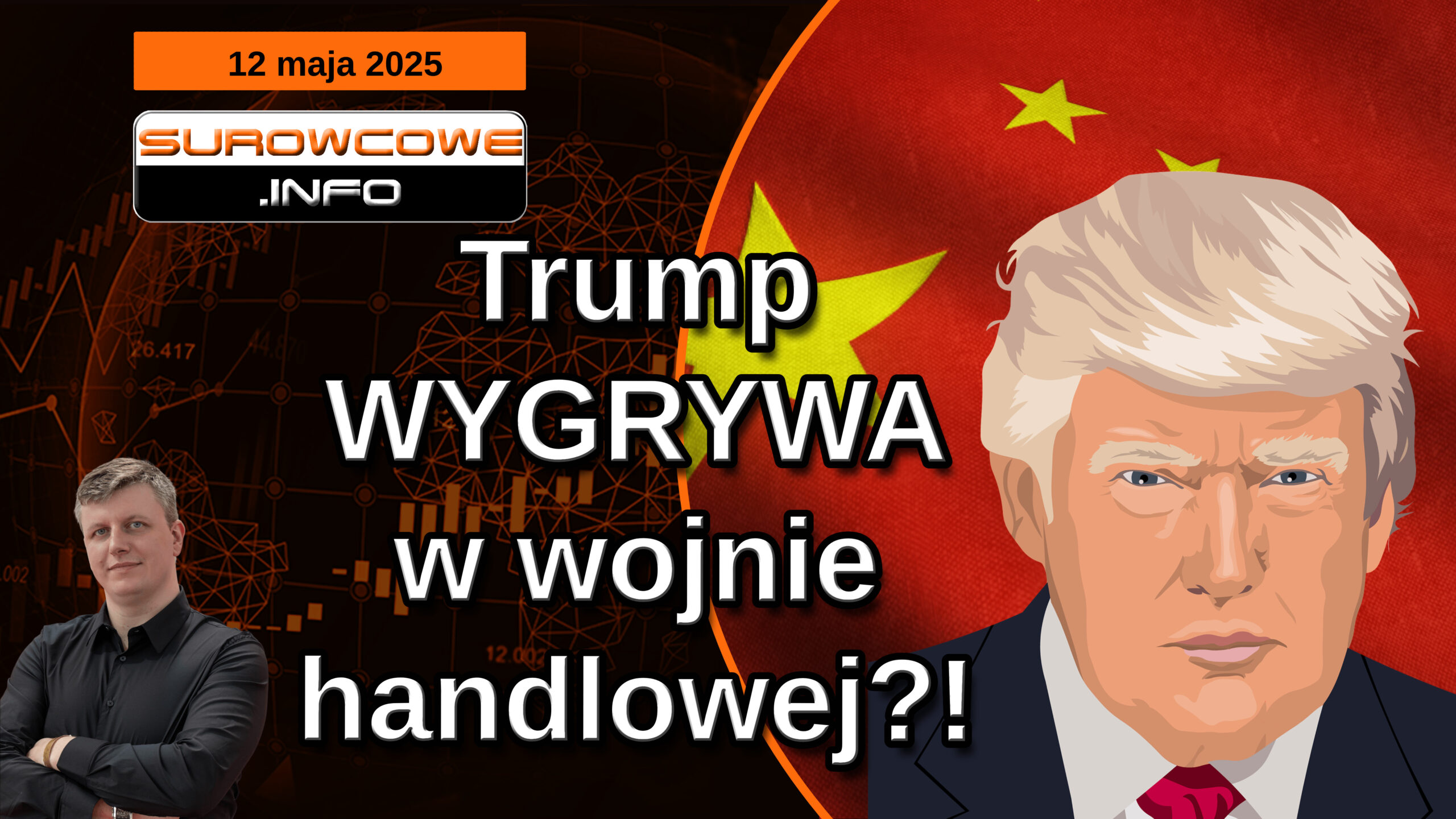 aktualności surowcowe - 12 maja 2025: Trump wygrywa w wojnie handlowej?!