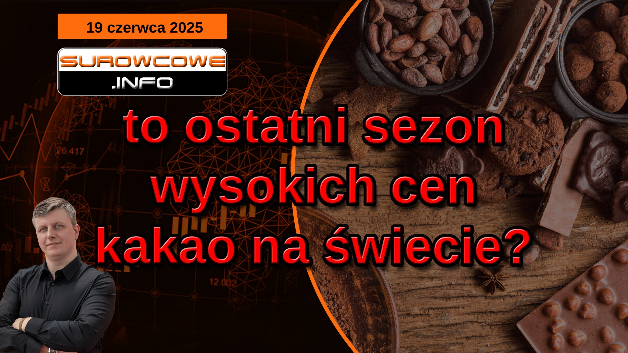 aktualności surowcowe - 19 czerwca 2025: to ostatni sezon wysokich cen kakao na świecie?