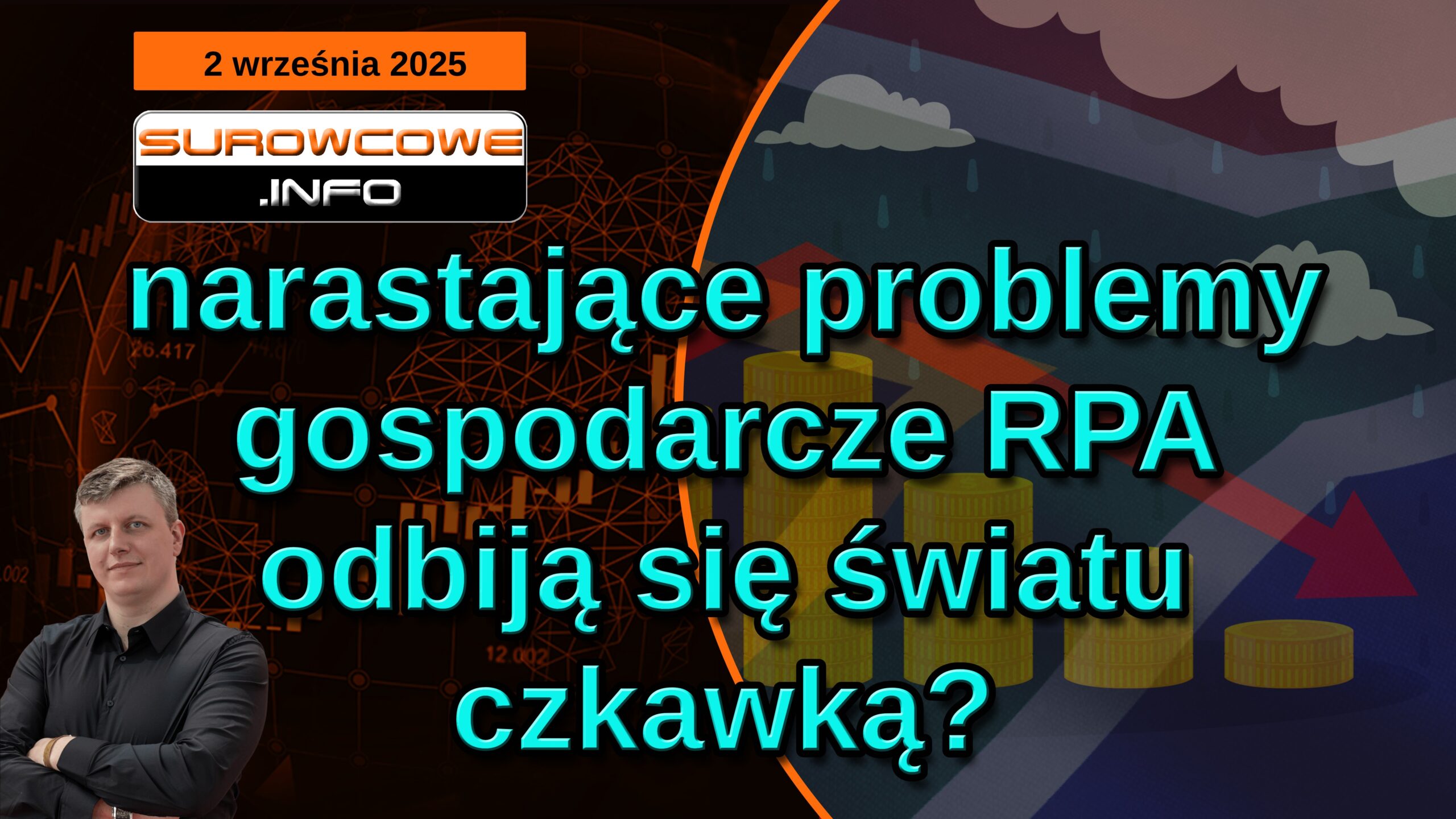 aktualności surowcowe - 2 września 2025: narastające problemy gospodarcze RPA odbiją się światu czkawką?