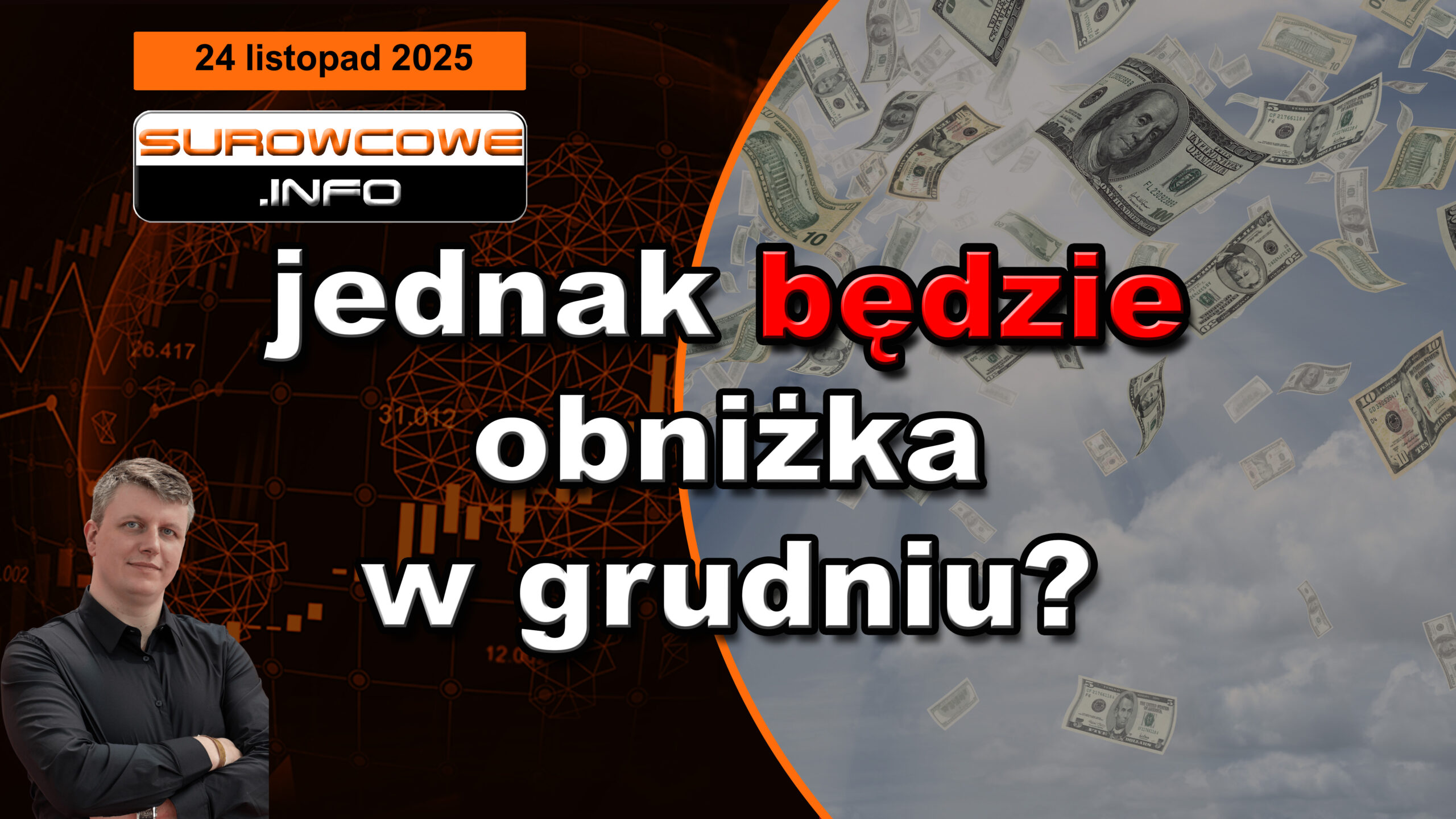 aktualności surowcowe - 24 listopad 2025: jednak będzie obniżka w grudniu?