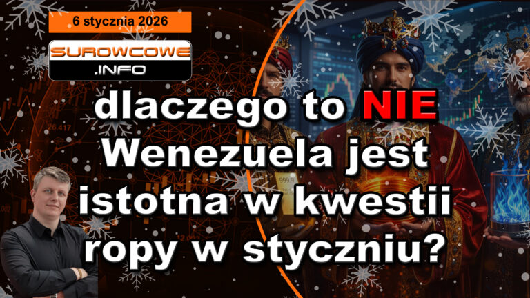 aktualności surowcowe - 6 stycznia 2026: dlaczego to NIE Wenezuela jest istotna w kwestii ropy w styczniu?