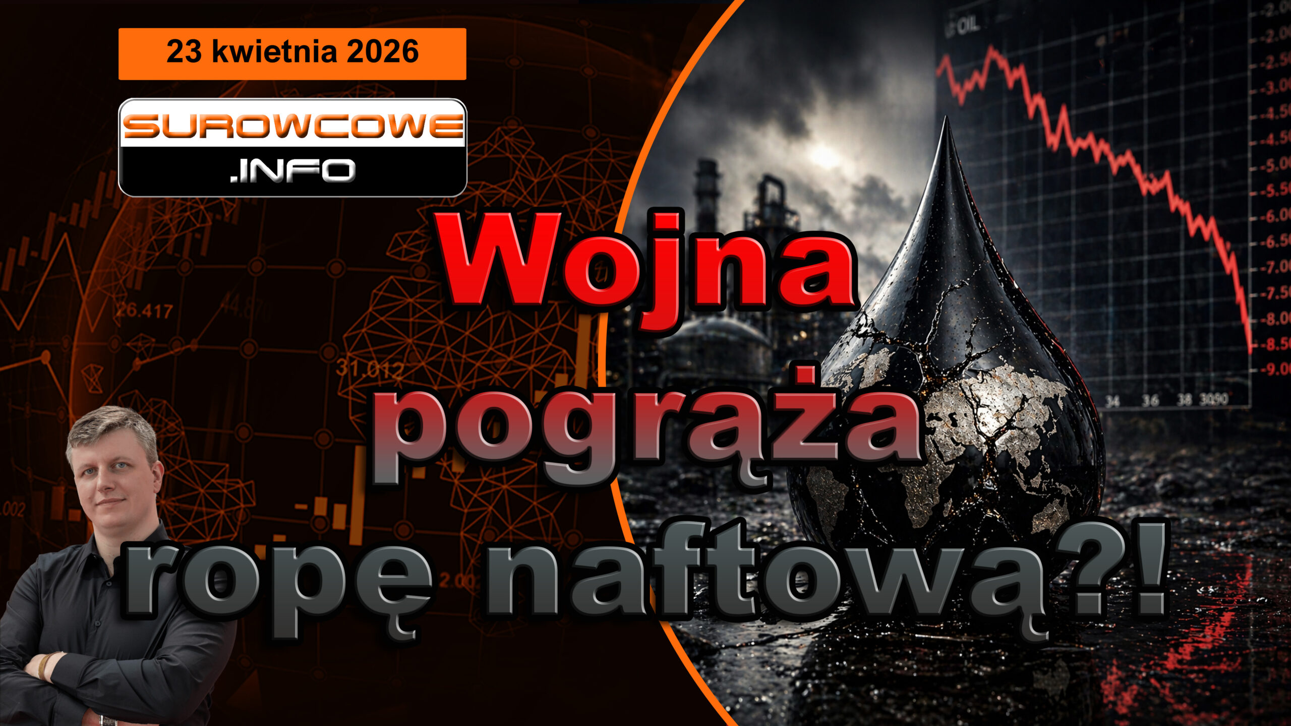 Kryzys gorszy niż pandemia? Drastyczne dane o ropie! aktualności surowcowe - 23 kwietnia 2026