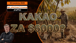 Kakao wróci do cen powyżej $6000/tonę? aktualności surowcowe - 30 kwietnia 2026