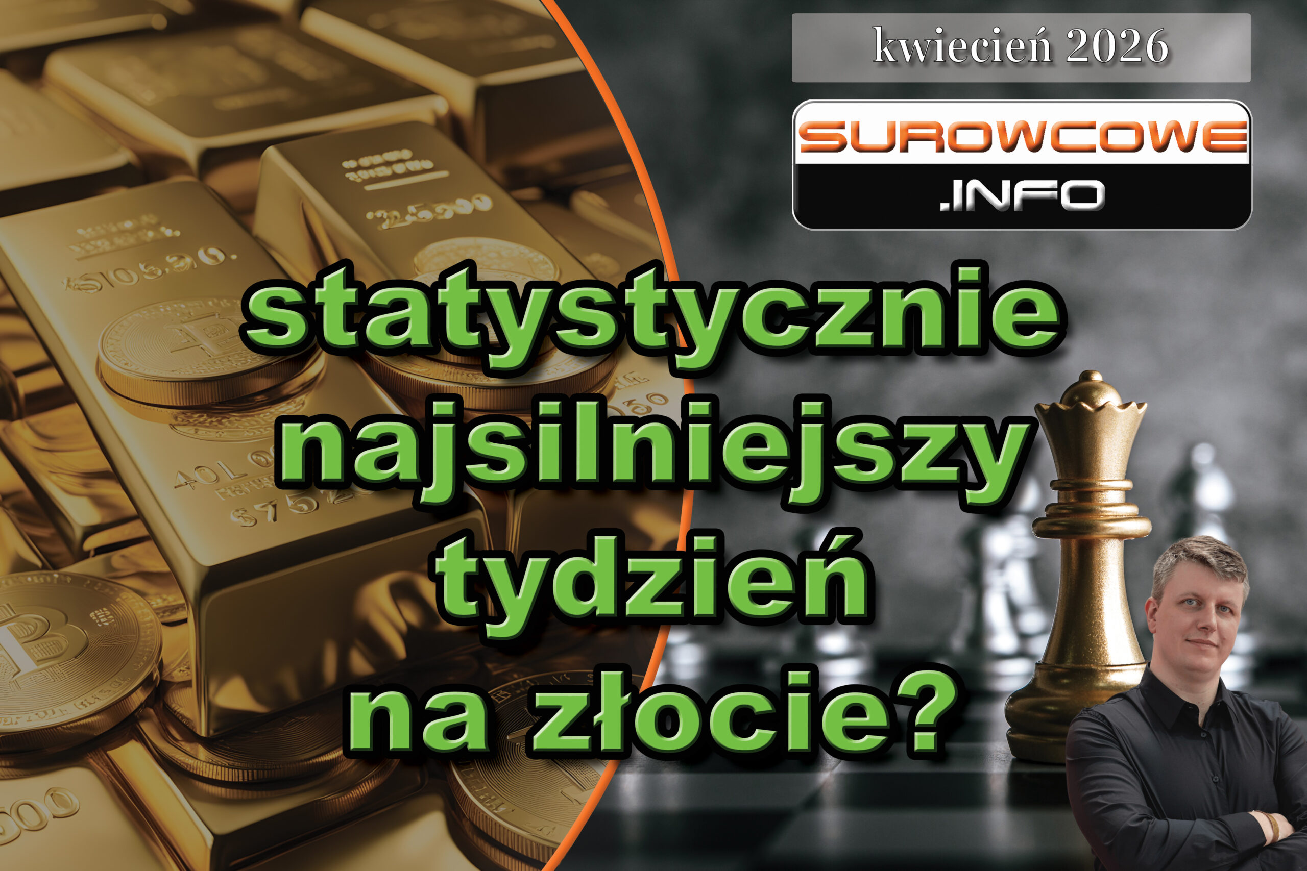 statystycznie najsilniejszy tydzień na złocie? (Wielkanoc 2026)