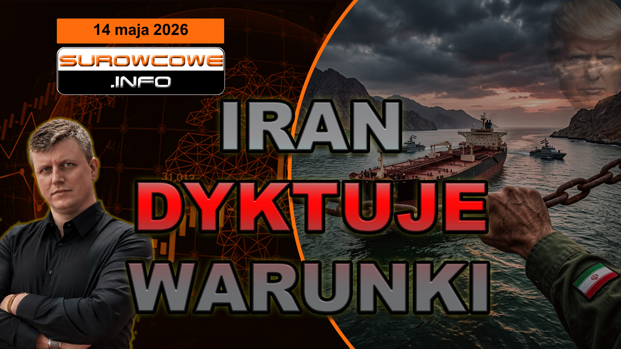 Nowy Władca Ropy? Iran upokarza mocarstwa (aktualności surowcowe - 14 maja 2026)
