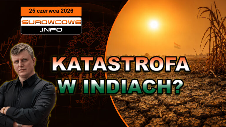 Indie szykują plany awaryjne na Super El Niño! (aktualności surowcowe - 25 czerwca 2026)