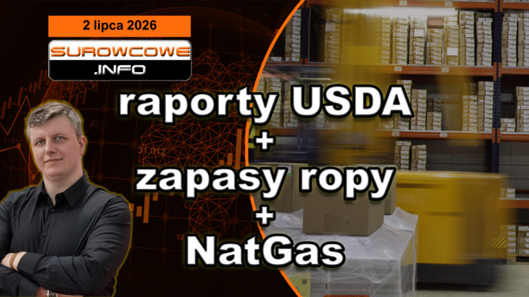 Raporty USDA + ropa naftowa + NatGas (aktualności surowcowe - 2 lipca 2026)