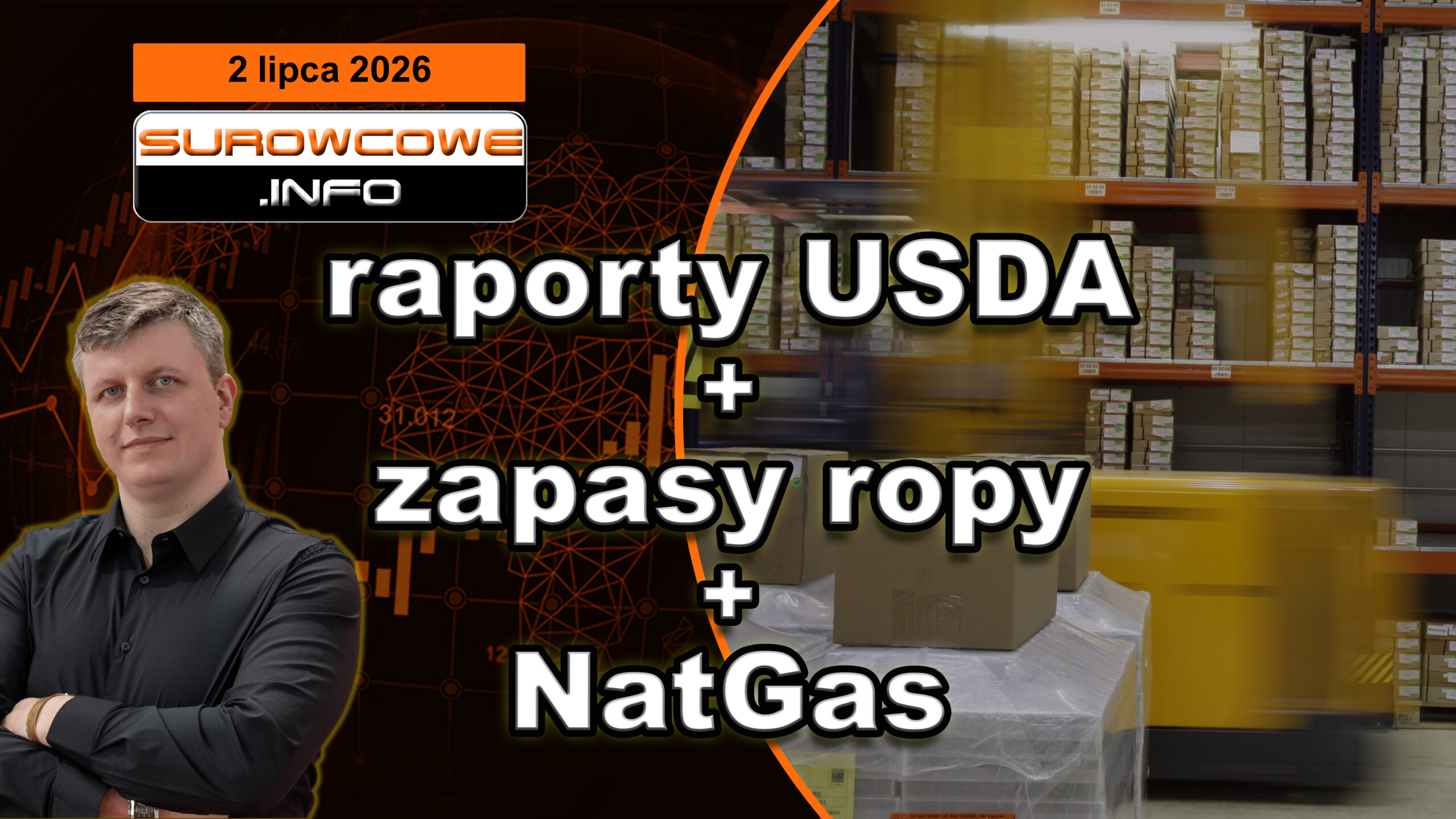 Raporty USDA + ropa naftowa + NatGas (aktualności surowcowe - 2 lipca 2026)