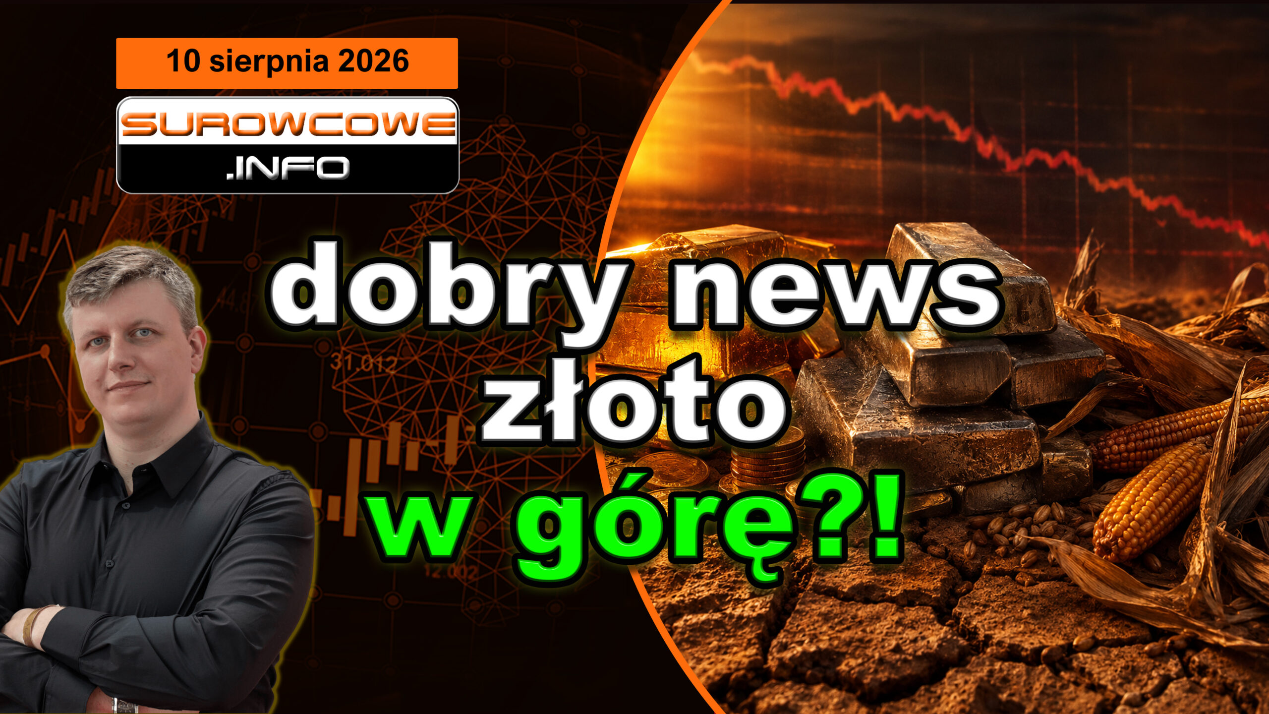 To teraz dobre info pcha złoto w górę? (aktualności surowcowe - 10 sierpnia 2026)