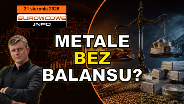 Rynki metalowe po Jackson Hole (aktualności surowcowe - 31 sierpnia 2026)