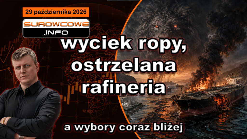 za tydzień ropa po $120+? (aktualności surowcowe - 29 października 2026)
