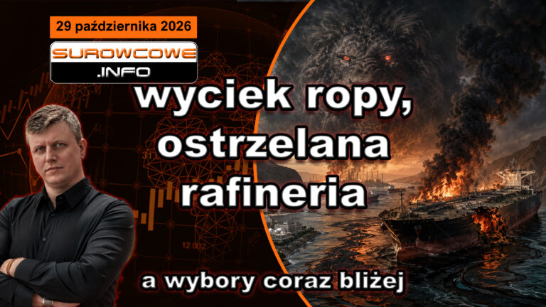 za tydzień ropa po $120+? (aktualności surowcowe - 29 października 2026)